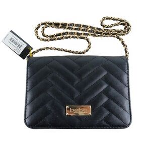 Bebe Los Angeles Sophia Small Crossbody Bag – Black, New with Tags [1177F]